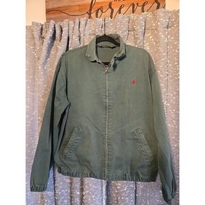 Vintage Ralph Lauren POLO by Ralph Lauren Green Swing Top Sports Jacket Men Med